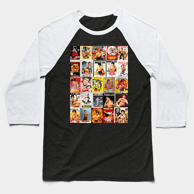 Bruce Movie Jeet Kune Do Be Water Lee Legend Baseball T-Shirt by Garmentcrooks